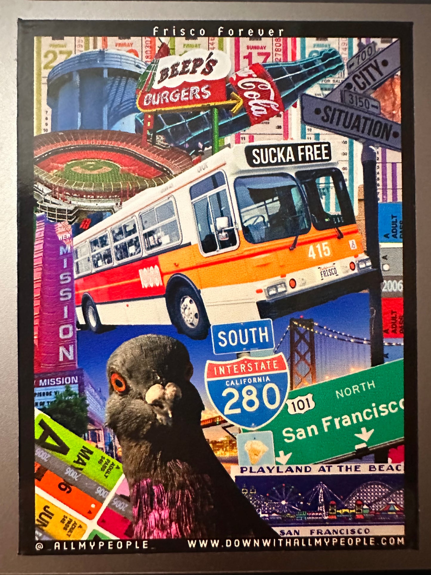 Frisco Collage sticker