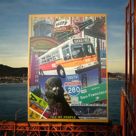 Frisco Collage Print