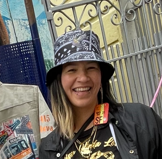 Black Bandana Bucket Hat